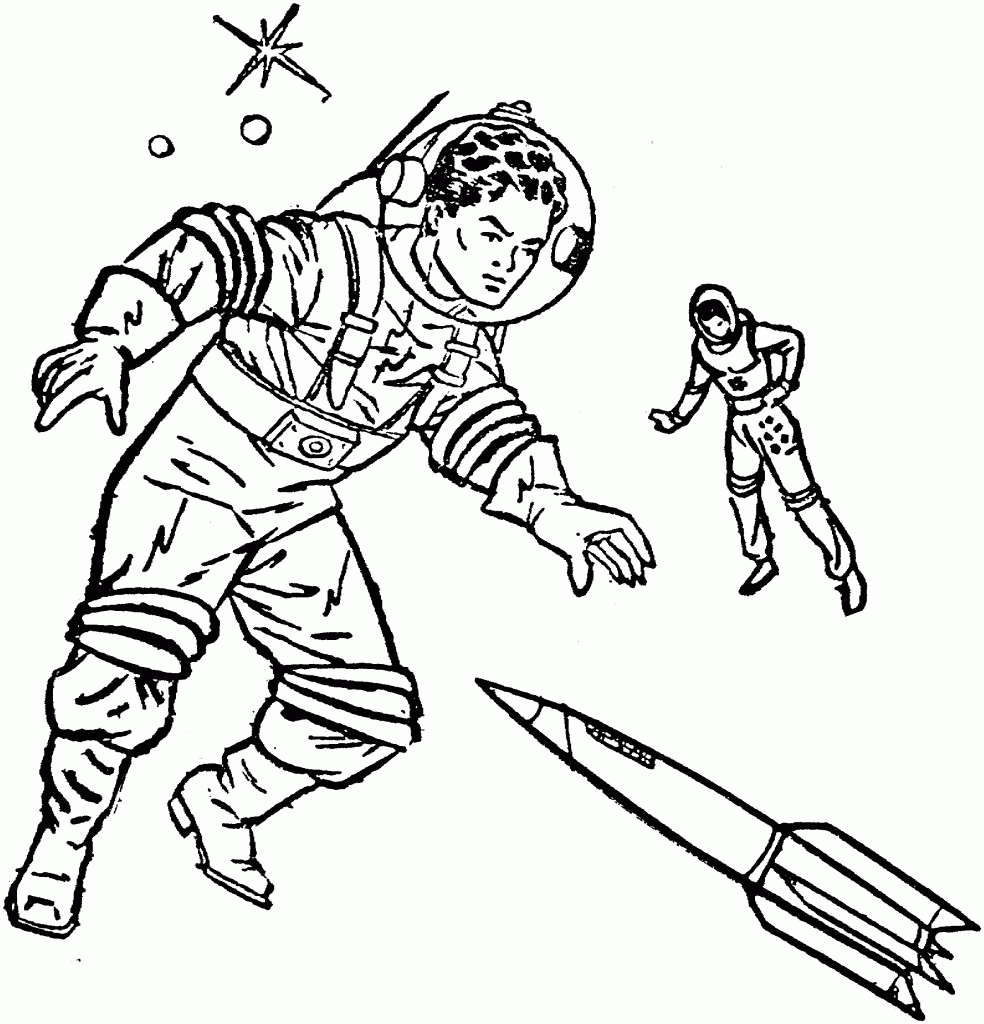 Página para colorir: Astronauta (Carreiras e Profissões) #87694 - Páginas para Colorir Imprimíveis Gratuitamente