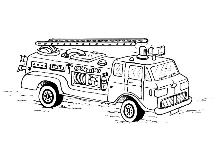Desenho gratuito Bombeiro #105599 da colecao Carreiras e Profissões para imprimir