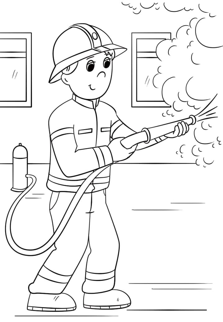 Desenho gratuito Bombeiro #177505 da colecao Carreiras e Profissões para imprimir Desenho gratuito Bombeiro #177505 da colecao Carreiras e Profissões para imprimir