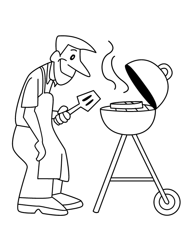 Desenho gratuito Cozinheiro #91850 da colecao Carreiras e Profissões para imprimir