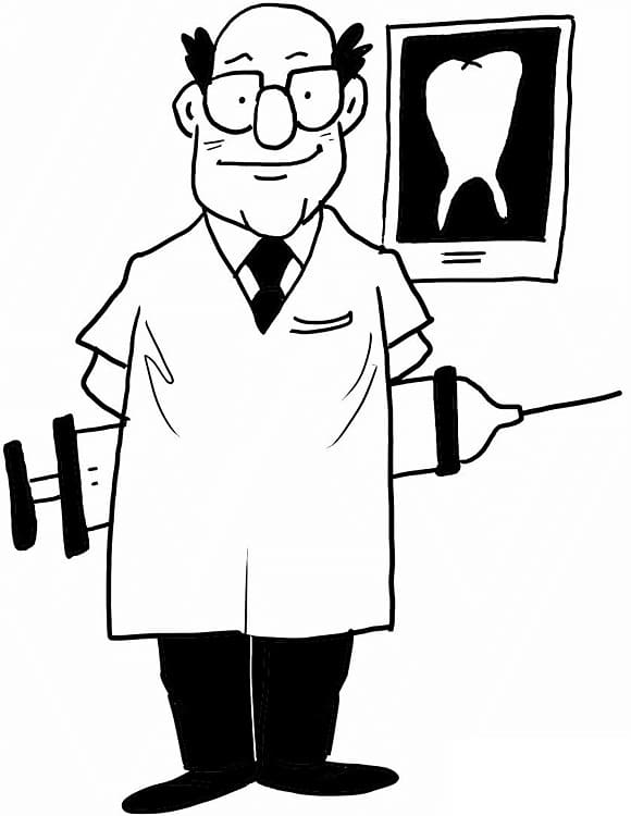 Desenho gratuito Dentista #200025 da colecao Carreiras e Profissões para imprimir Desenho gratuito Dentista #200025 da colecao Carreiras e Profissões para imprimir