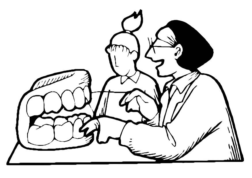 Desenho gratuito Dentista #92867 da colecao Carreiras e Profissões para imprimir