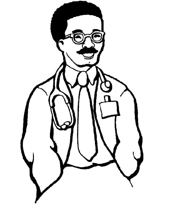 Desenho gratuito Doutor #187837 da colecao Carreiras e Profissões para imprimir
