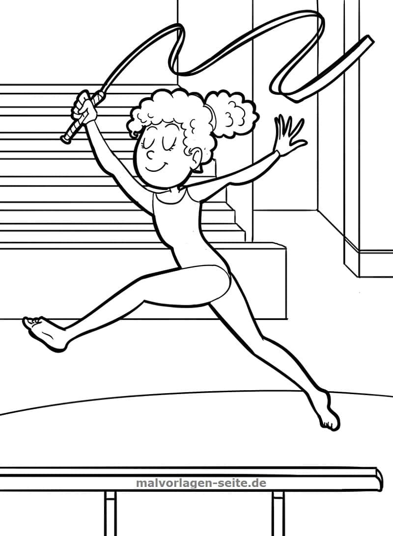 Desenho gratuito Ginástica #192322 da colecao Carreiras e Profissões para imprimir