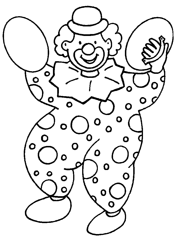 Desenho para colorir Palhaço #90909 da coleção Carreiras e Profissões, pronto para imprimir Desenho para colorir Palhaço #90909 da coleção Carreiras e Profissões, pronto para imprimir