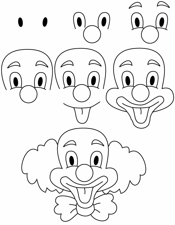 Desenho gratuito Palhaço #91234 da colecao Carreiras e Profissões para imprimir