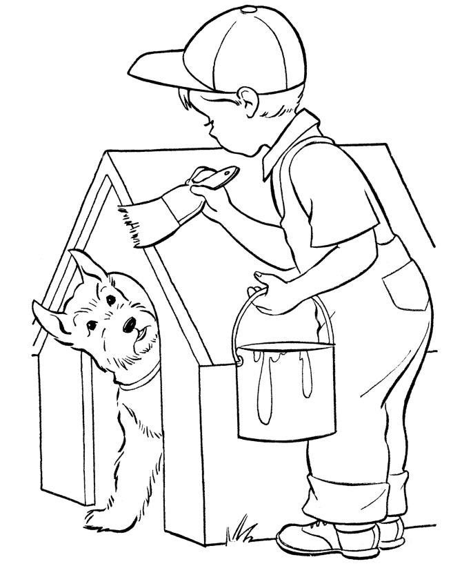 Desenho gratuito Pintor #104315 da colecao Carreiras e Profissões para imprimir