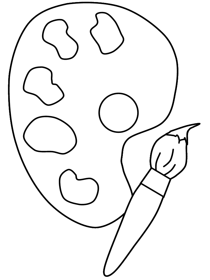 Desenho gratuito Pintor #104321 da colecao Carreiras e Profissões para imprimir