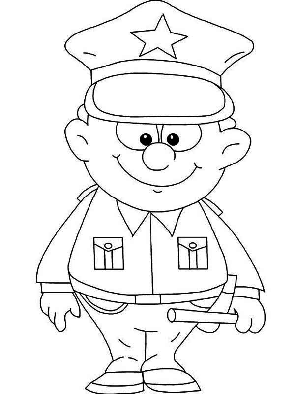 Desenho gratuito Policial #105389 da colecao Carreiras e Profissões para imprimir Desenho gratuito Policial #105389 da colecao Carreiras e Profissões para imprimir