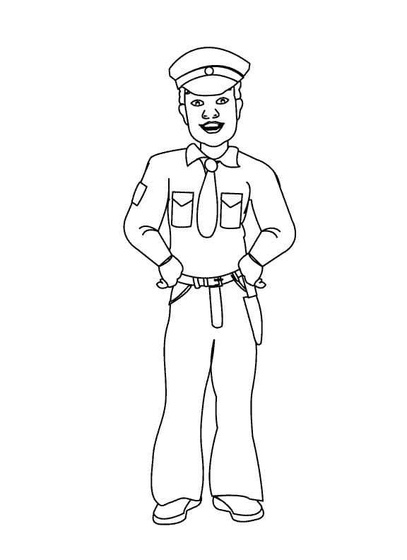 Desenho gratuito Policial #193538 da colecao Carreiras e Profissões para imprimir Desenho gratuito Policial #193538 da colecao Carreiras e Profissões para imprimir