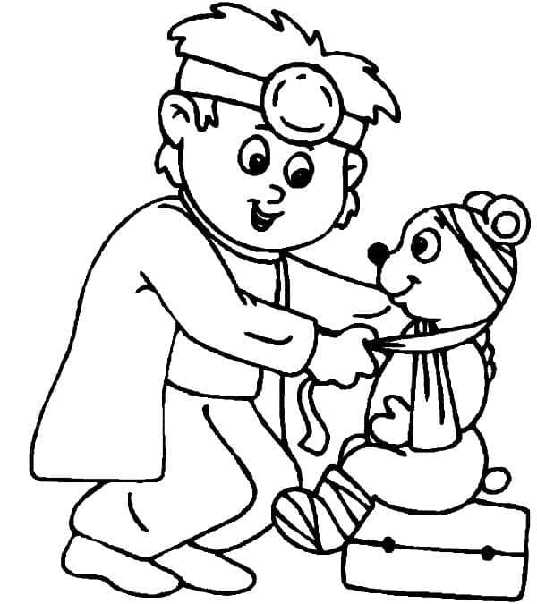 Desenho gratuito Veterinário #213820 da colecao Carreiras e Profissões para imprimir Desenho gratuito Veterinário #213820 da colecao Carreiras e Profissões para imprimir