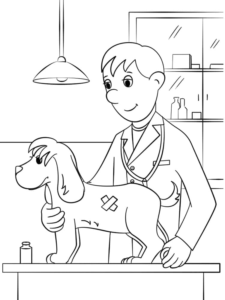 Desenho gratuito Veterinário #213821 da colecao Carreiras e Profissões para imprimir Desenho gratuito Veterinário #213821 da colecao Carreiras e Profissões para imprimir
