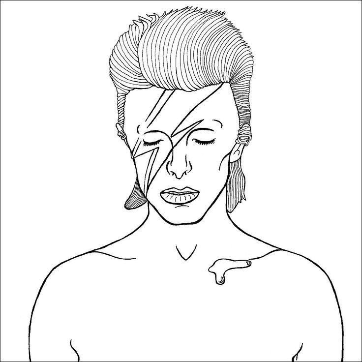 Página para colorir: David Bowie (celebridades) #122245 - Páginas para Colorir Imprimíveis Gratuitamente