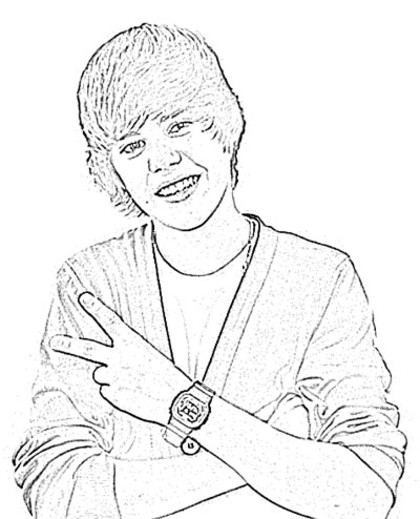 Página para colorir: Justin Bieber (celebridades) #122448 - Páginas para Colorir Imprimíveis Gratuitamente