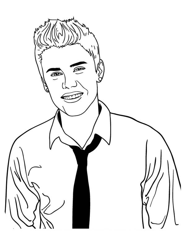 Página para colorir: Justin Bieber (celebridades) #122479 - Páginas para Colorir Imprimíveis Gratuitamente