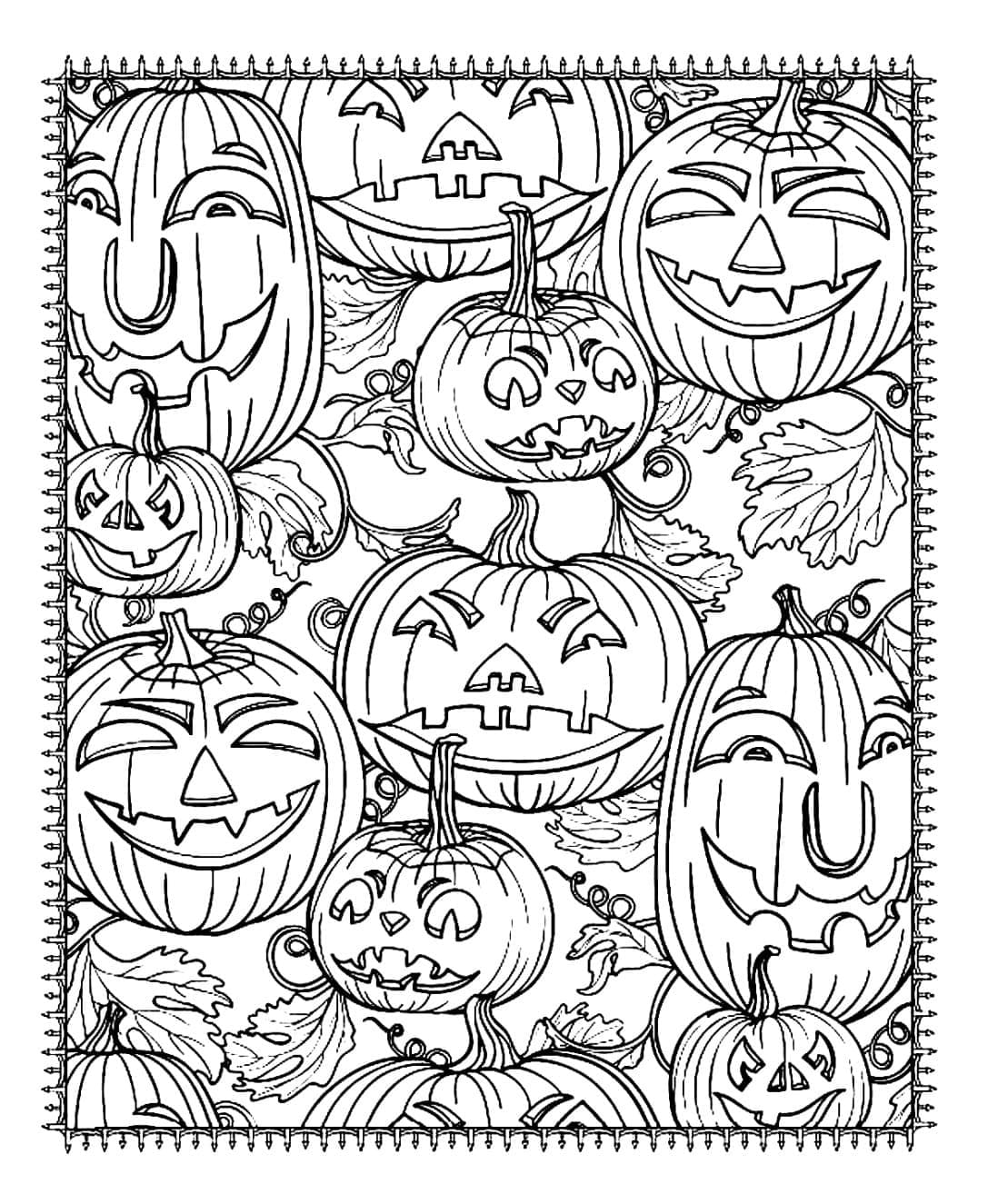 Página para colorir: Halloween Adulto (Colorir Adultos) #200246 - Páginas para Colorir Imprimíveis Gratuitamente