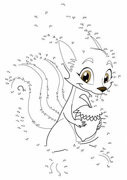 Página para colorir: Colorir de Ponto a Ponto (Colorir por Números) #125836 - Páginas para Colorir Imprimíveis Gratuitamente