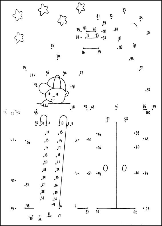 Página para colorir: Colorir de Ponto a Ponto (Colorir por Números) #125929 - Páginas para Colorir Imprimíveis Gratuitamente