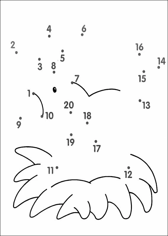 Página para colorir: Colorir de Ponto a Ponto (Colorir por Números) #125938 - Páginas para Colorir Imprimíveis Gratuitamente