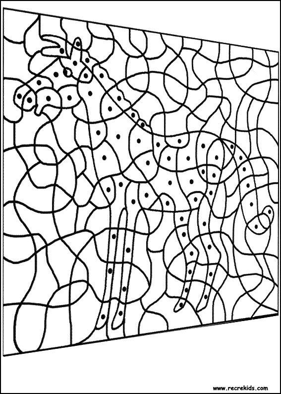 Desenho gratuito Colorir Mágico #126113 da colecao Colorir por Números para imprimir