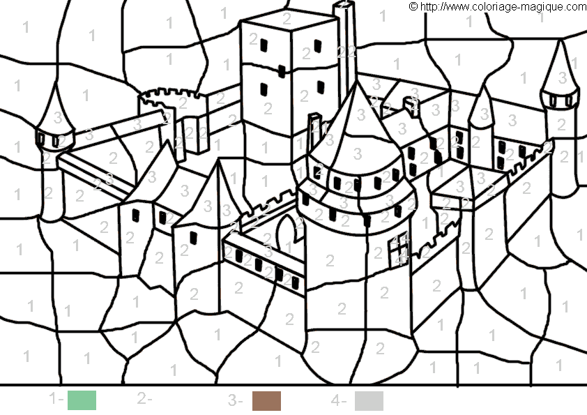 Desenho gratuito Colorir Mágico #126167 da colecao Colorir por Números para imprimir