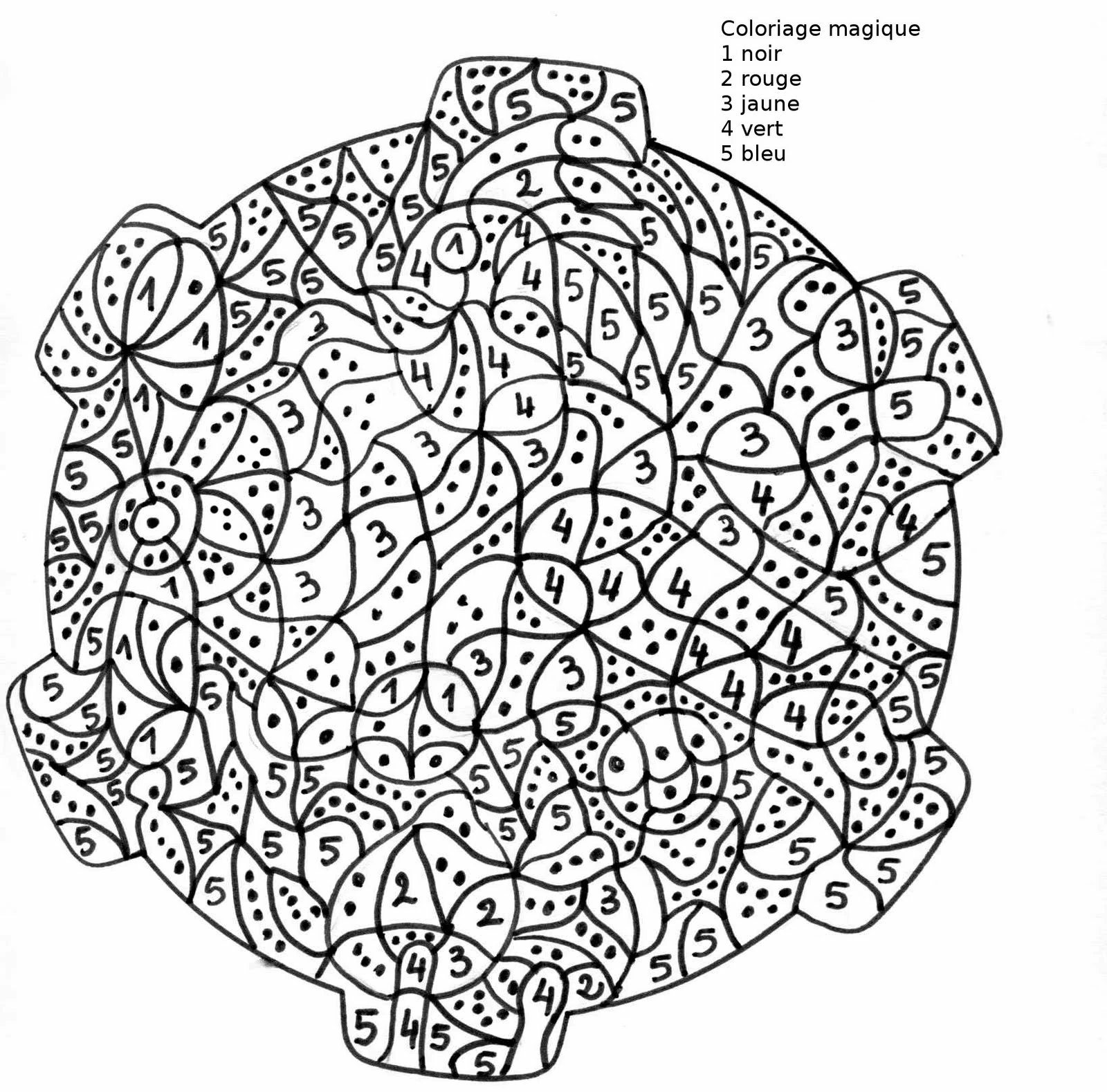 Desenho gratuito Colorir Mágico #126202 da colecao Colorir por Números para imprimir