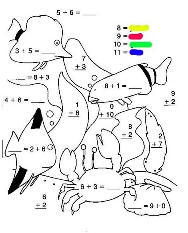 Desenho gratuito Colorir Mágico de Adição #182646 da colecao Colorir por Números para imprimir