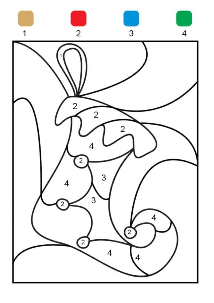 Desenho de Colorir Mágico de Natal #200744 para colorir, da coleção Colorir por Números, imprimível grátis Desenho de Colorir Mágico de Natal #200744 para colorir, da coleção Colorir por Números, imprimível grátis