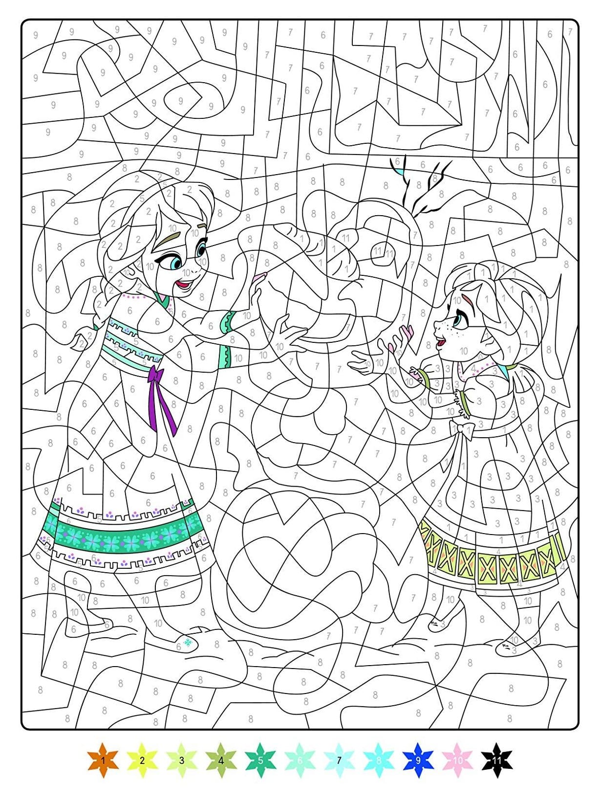 Desenho gratuito Mágico Difícil #216649 da colecao Colorir por Números para imprimir