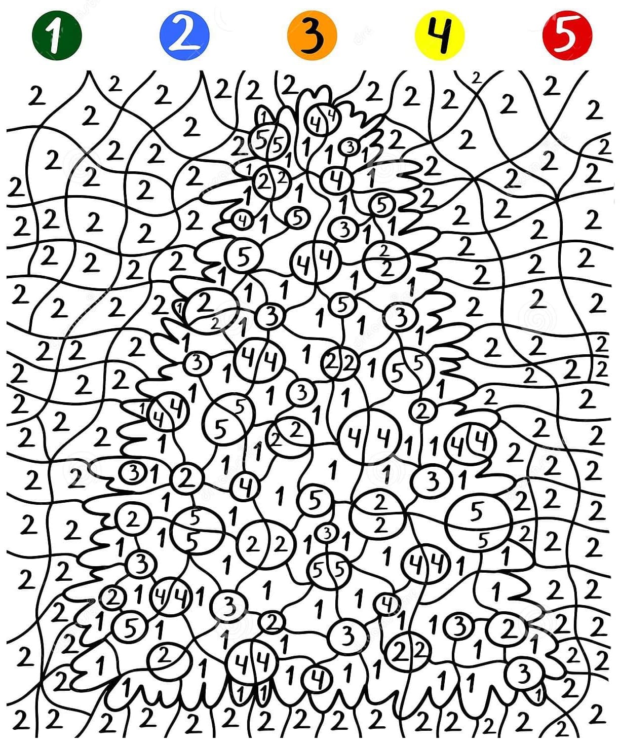 Desenho gratuito Mágico Difícil #216668 da colecao Colorir por Números para imprimir
