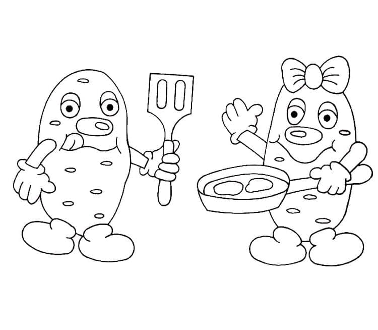 Desenho gratuito Batata #207433 da colecao Comida e Nutrição para imprimir