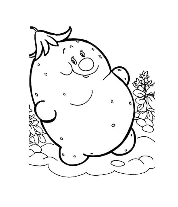 Desenho gratuito Batata #207438 da colecao Comida e Nutrição para imprimir