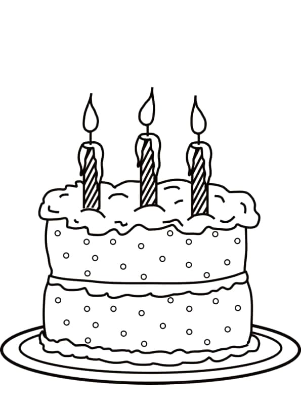 Desenho para colorir Bolo de Aniversário #201109 da coleção Comida e Nutrição, pronto para imprimir Desenho para colorir Bolo de Aniversário #201109 da coleção Comida e Nutrição, pronto para imprimir