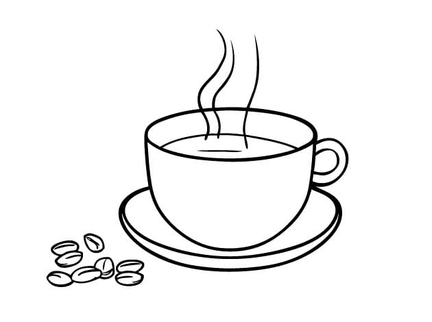 Desenho gratuito Café #210498 da colecao Comida e Nutrição para imprimir