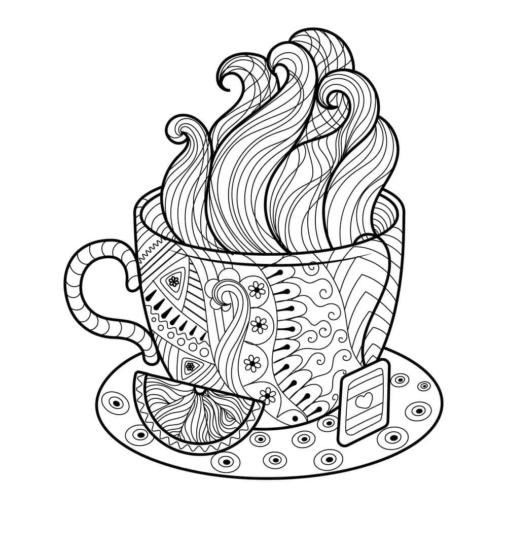 Desenho gratuito Café #210514 da colecao Comida e Nutrição para imprimir