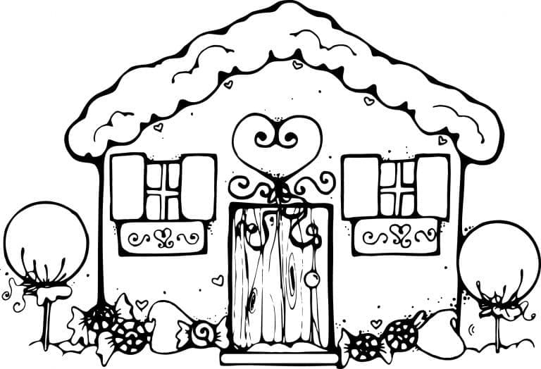 Imagem para colorir de Casa de Pão de Mel #199220 da nossa coleção Comida e Nutrição, fácil de imprimir Imagem para colorir de Casa de Pão de Mel #199220 da nossa coleção Comida e Nutrição, fácil de imprimir