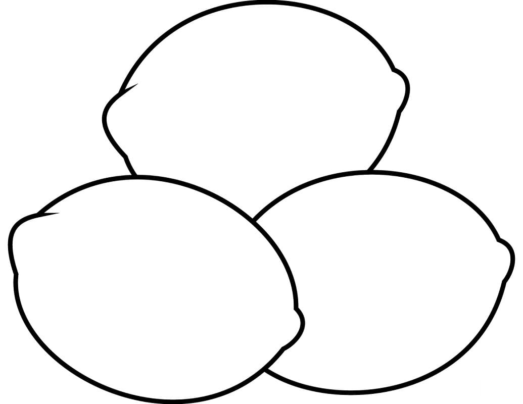 Desenho gratuito Limão #185015 da colecao Comida e Nutrição para imprimir