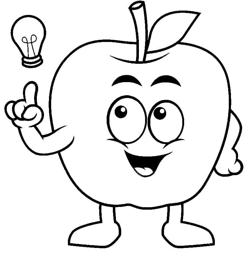 Desenho gratuito Maçãs #209365 da colecao Comida e Nutrição para imprimir