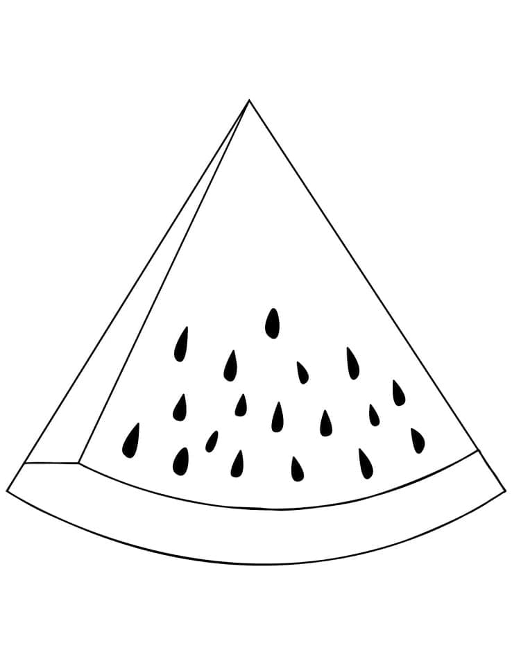 Desenho gratuito Melancia #212598 da colecao Comida e Nutrição para imprimir