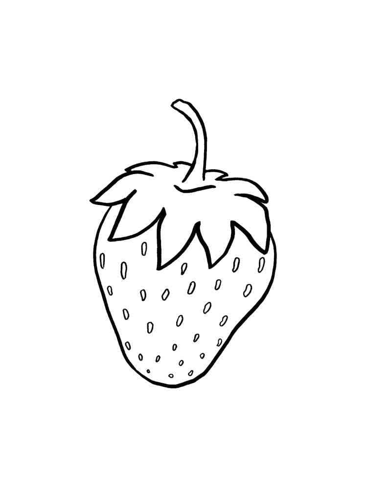 Desenho gratuito Morango #186966 da colecao Comida e Nutrição para imprimir