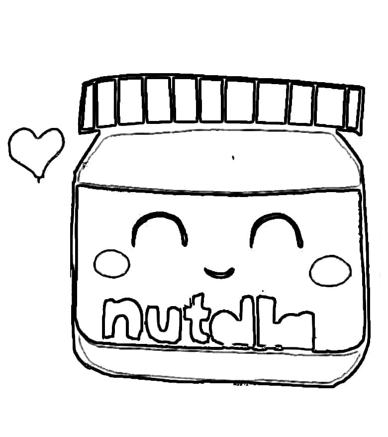 Desenho gratuito Nutella Kawaii #202413 da colecao Comida e Nutrição para imprimir Desenho gratuito Nutella Kawaii #202413 da colecao Comida e Nutrição para imprimir