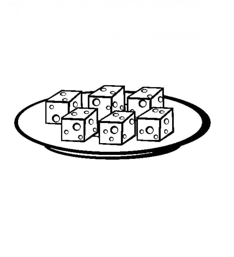 Desenho gratuito Queijo #217630 da colecao Comida e Nutrição para imprimir