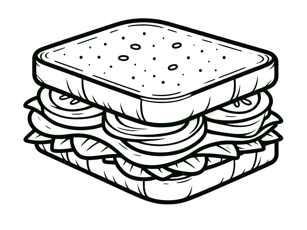 Desenho gratuito Sanduíche #211342 da colecao Comida e Nutrição para imprimir Desenho gratuito Sanduíche #211342 da colecao Comida e Nutrição para imprimir
