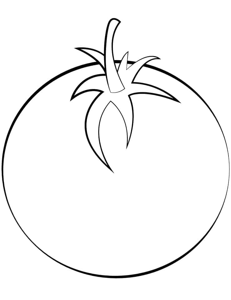Desenho gratuito Tomate #195382 da colecao Comida e Nutrição para imprimir