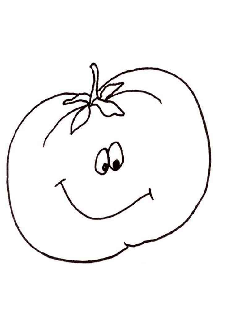 Desenho gratuito Tomate #195393 da colecao Comida e Nutrição para imprimir