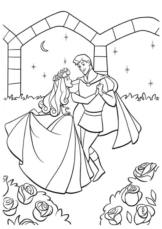 Ilustração de A Bela Adormecida #130870 para colorir, parte da coleção Contos de Fadas e Histórias Ilustração de A Bela Adormecida #130870 para colorir, parte da coleção Contos de Fadas e Histórias