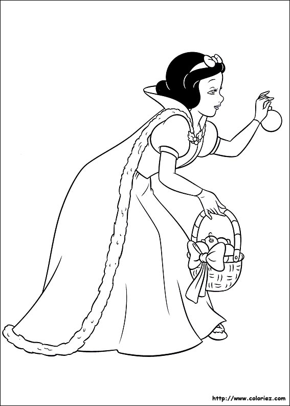Desenho gratuito Branca de Neve e os Sete Anões #133930 da colecao Contos de Fadas e Histórias para imprimir