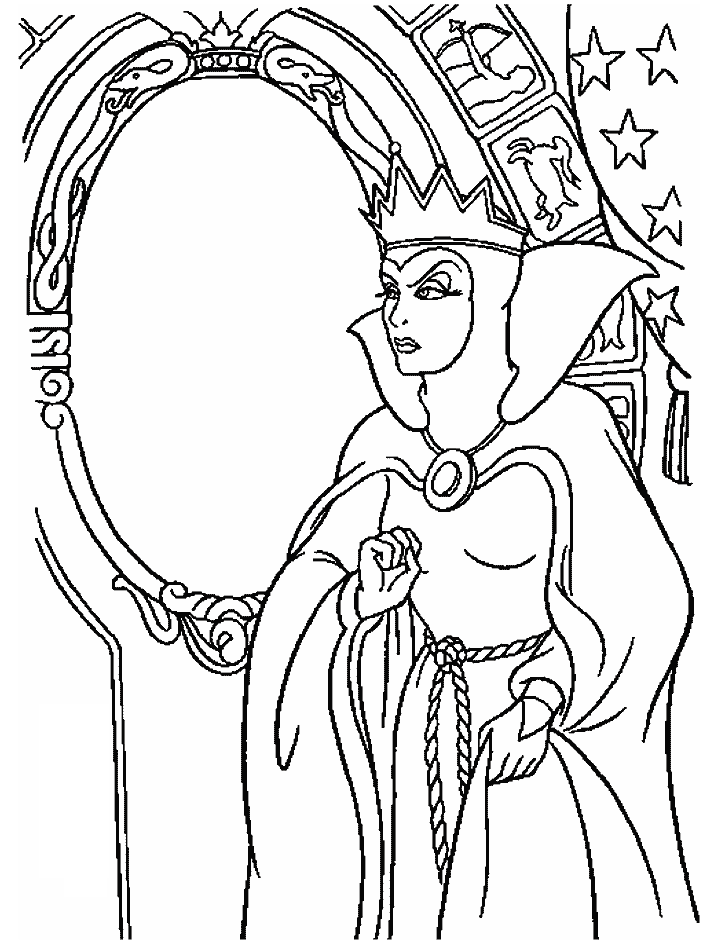 Desenho gratuito Branca de Neve e os Sete Anões #134004 da colecao Contos de Fadas e Histórias para imprimir