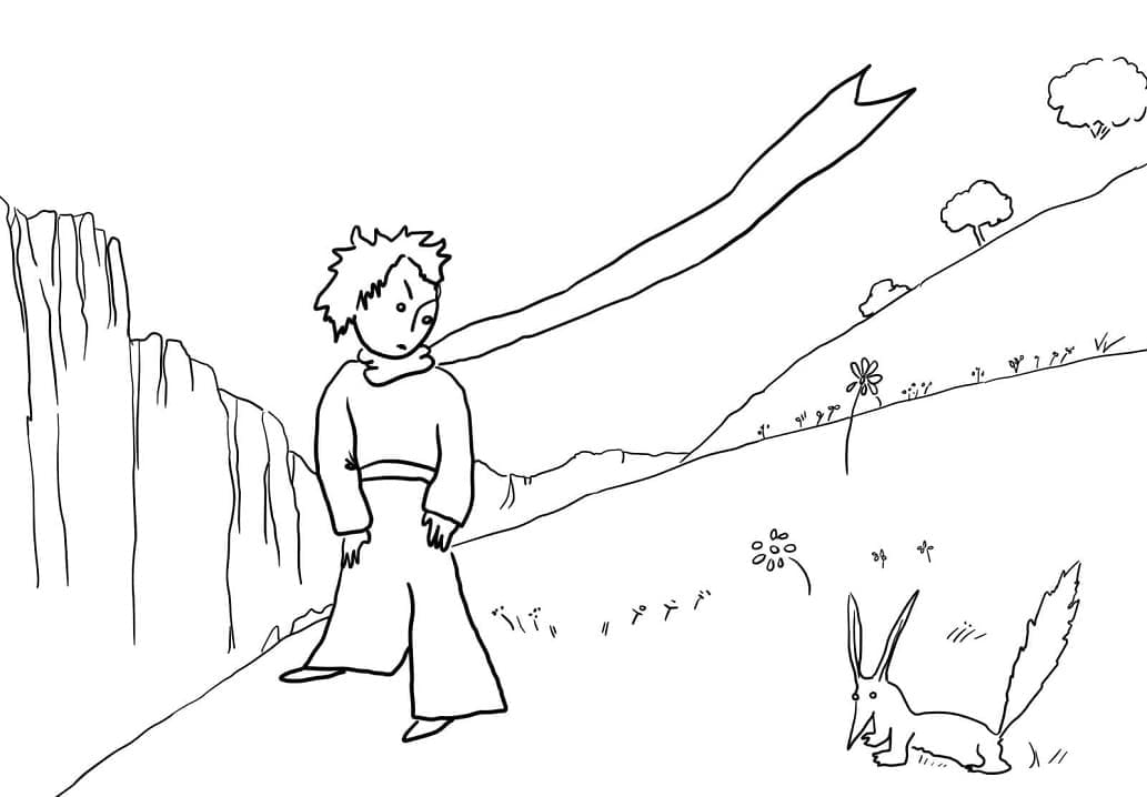 Página para colorir: O Pequeno Príncipe (Contos de Fadas e Histórias) #182677 - Páginas para Colorir Imprimíveis Gratuitamente
