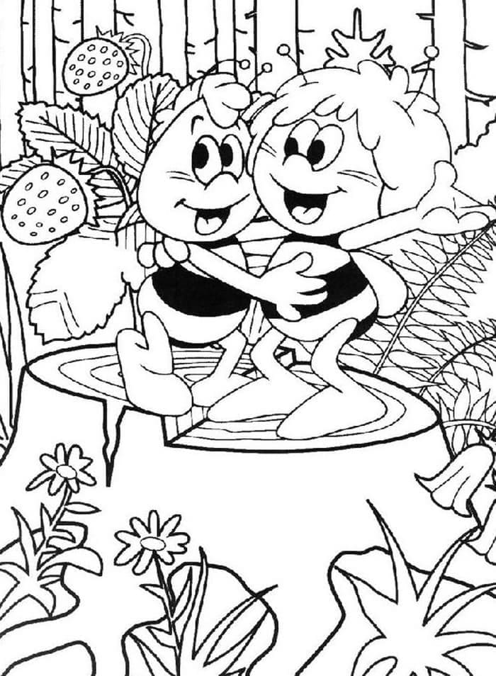 Desenho gratuito A Abelha Maia #202582 da colecao Desenhos Animados e Séries Animadas para imprimir